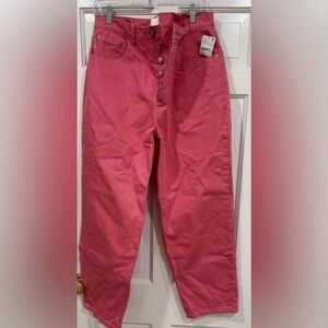 Free People Jeans in Vibrant Pink